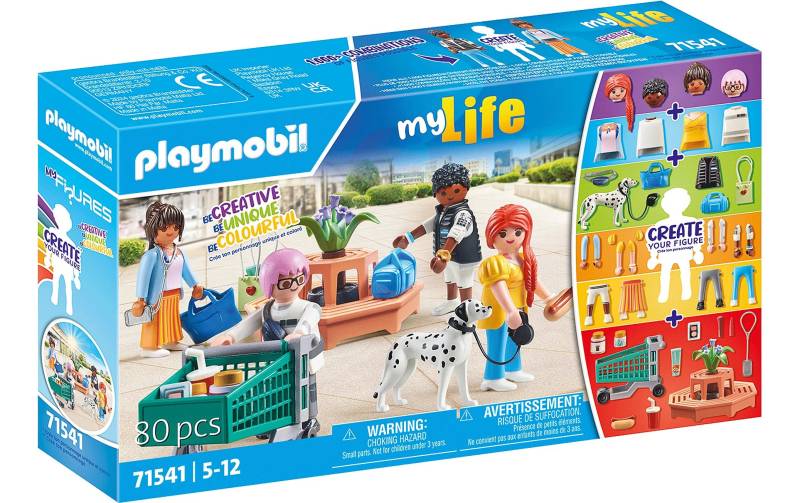 Playmobil® Spielbausteine »My Life My Figures Shopping 71541«, (80 St.) von Playmobil®