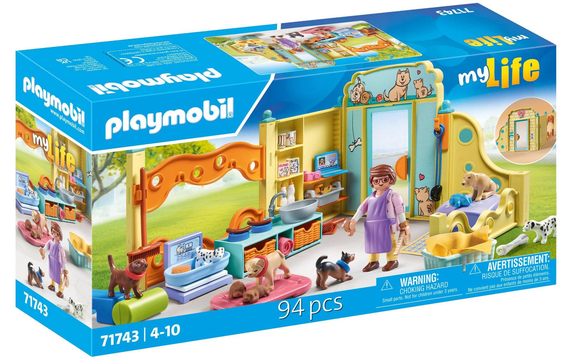 Playmobil® Spielbausteine »My Life Welpenhaus 71743«, (94 St.) von Playmobil®