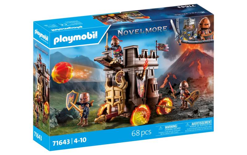 Playmobil® Spielbausteine »Novelmore Angriffswagen mit Feuerkanone 71643«, (68 St.) von Playmobil®