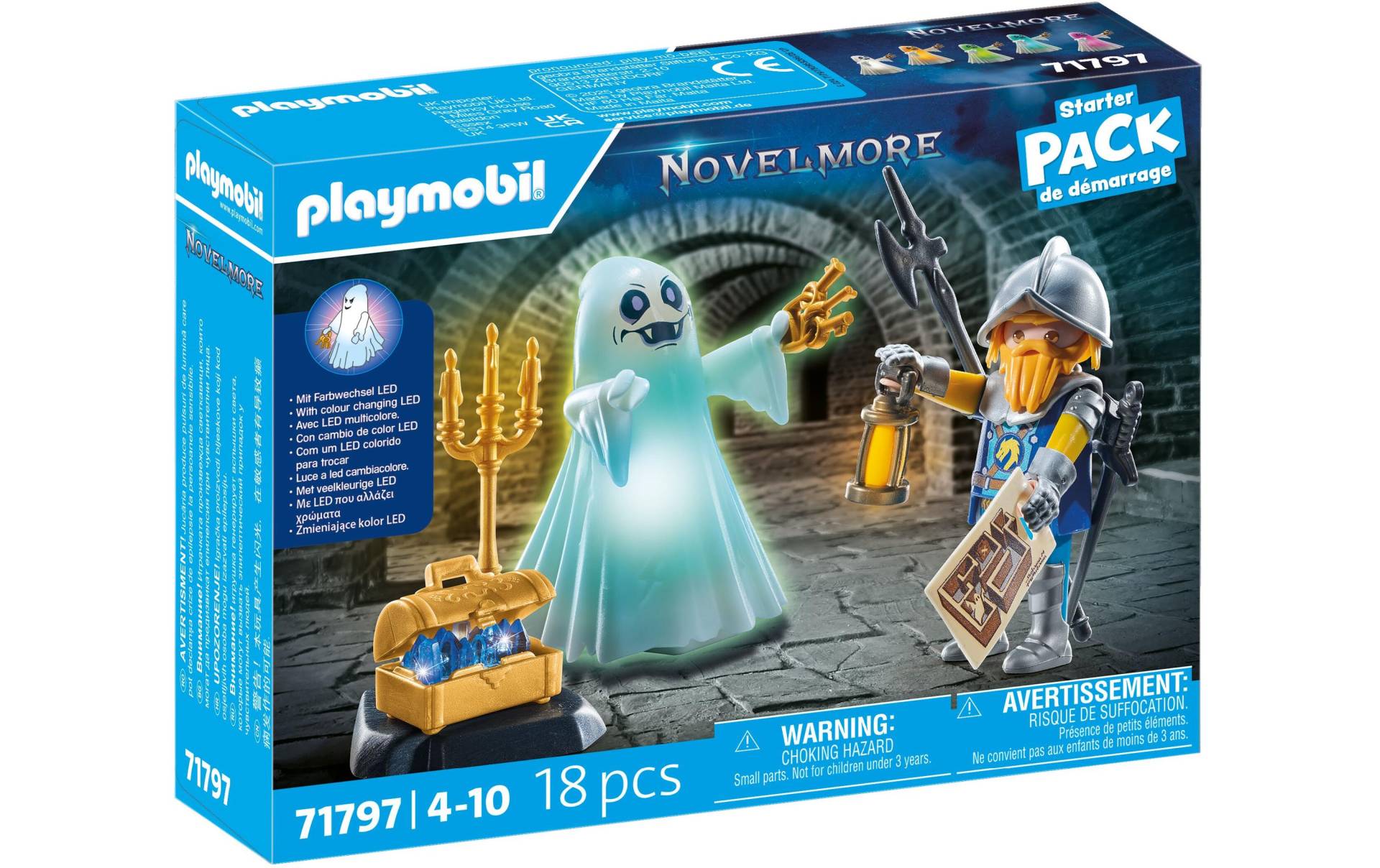 Playmobil® Spielbausteine »Novelmore Schlossgespenst und Ritter 71797«, (18 St.) von Playmobil®