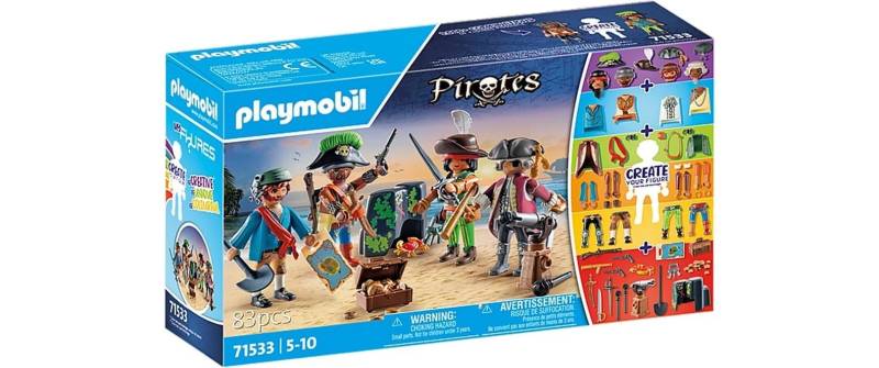 Playmobil® Spielbausteine »Pirates My Figures 71533«, (83 St.) von Playmobil®