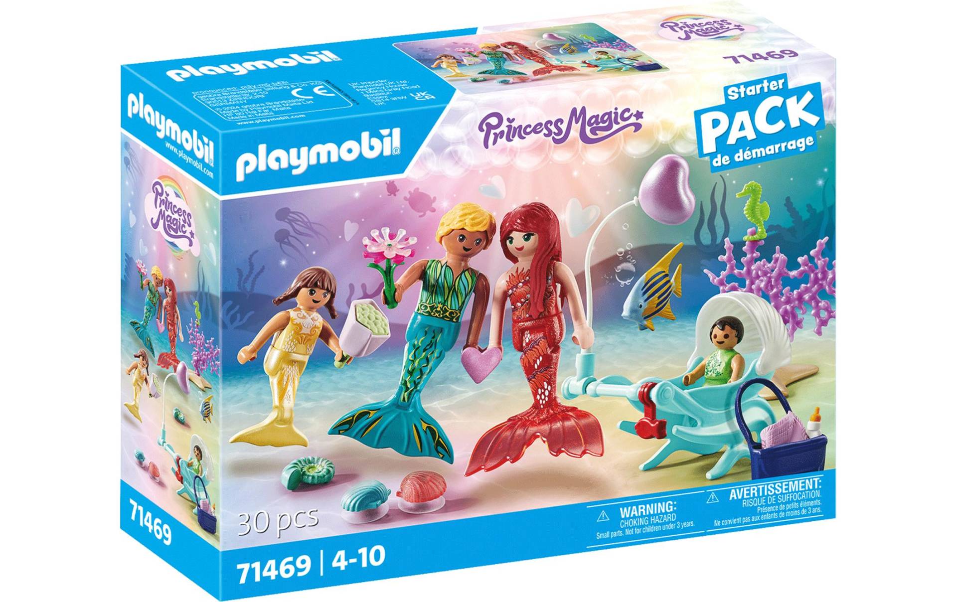 Playmobil® Spielbausteine »Princess Magic Liebevolle Meerjungfrauenfamilie 71469«, (30 St.) von Playmobil®