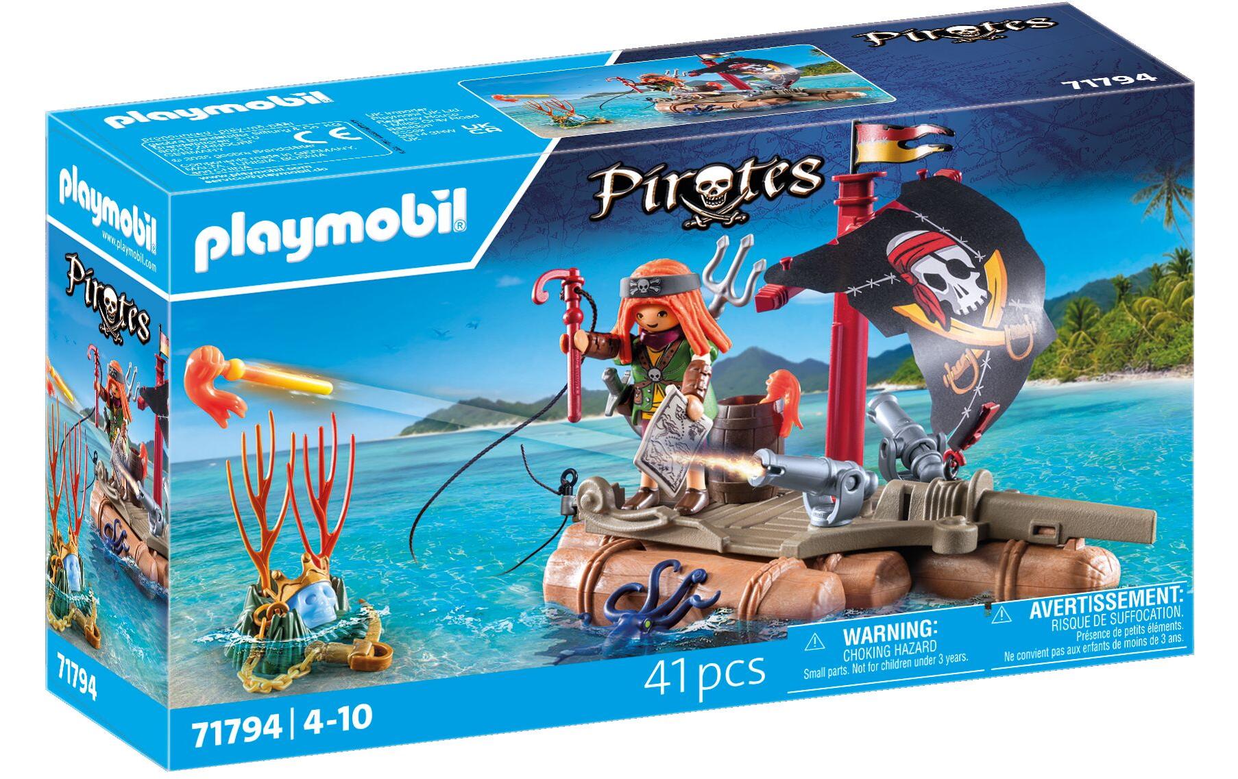 Playmobil® Spielbausteine »Schatzbergung auf Piratenfloss 71794«, (41 St.) von Playmobil®