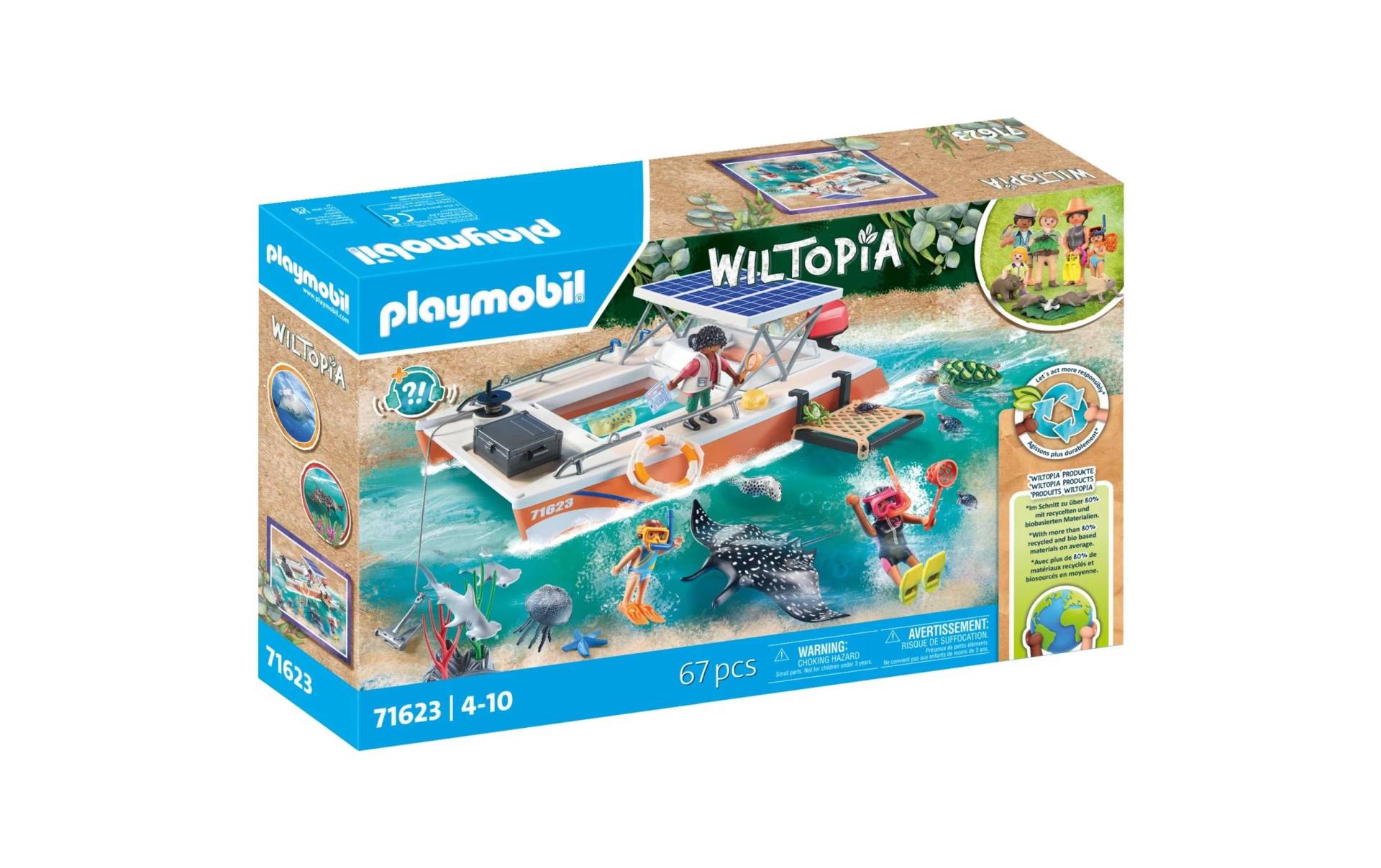 Playmobil® Spielbausteine »Wiltopia Korallenriff Plattform 71623«, (67 St.) von Playmobil®
