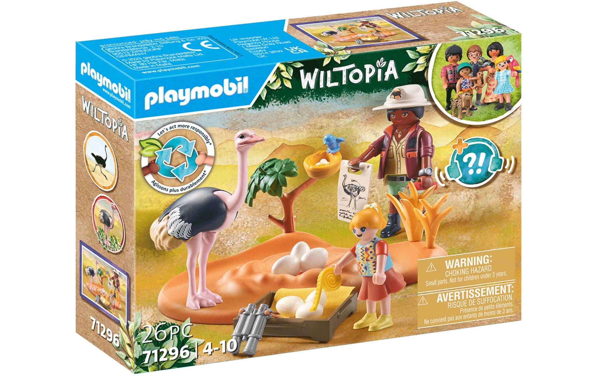 Playmobil® Spielbausteine »Wiltopia Zu Gast bei Papa Strauss 71296«, (26 St.) von Playmobil®