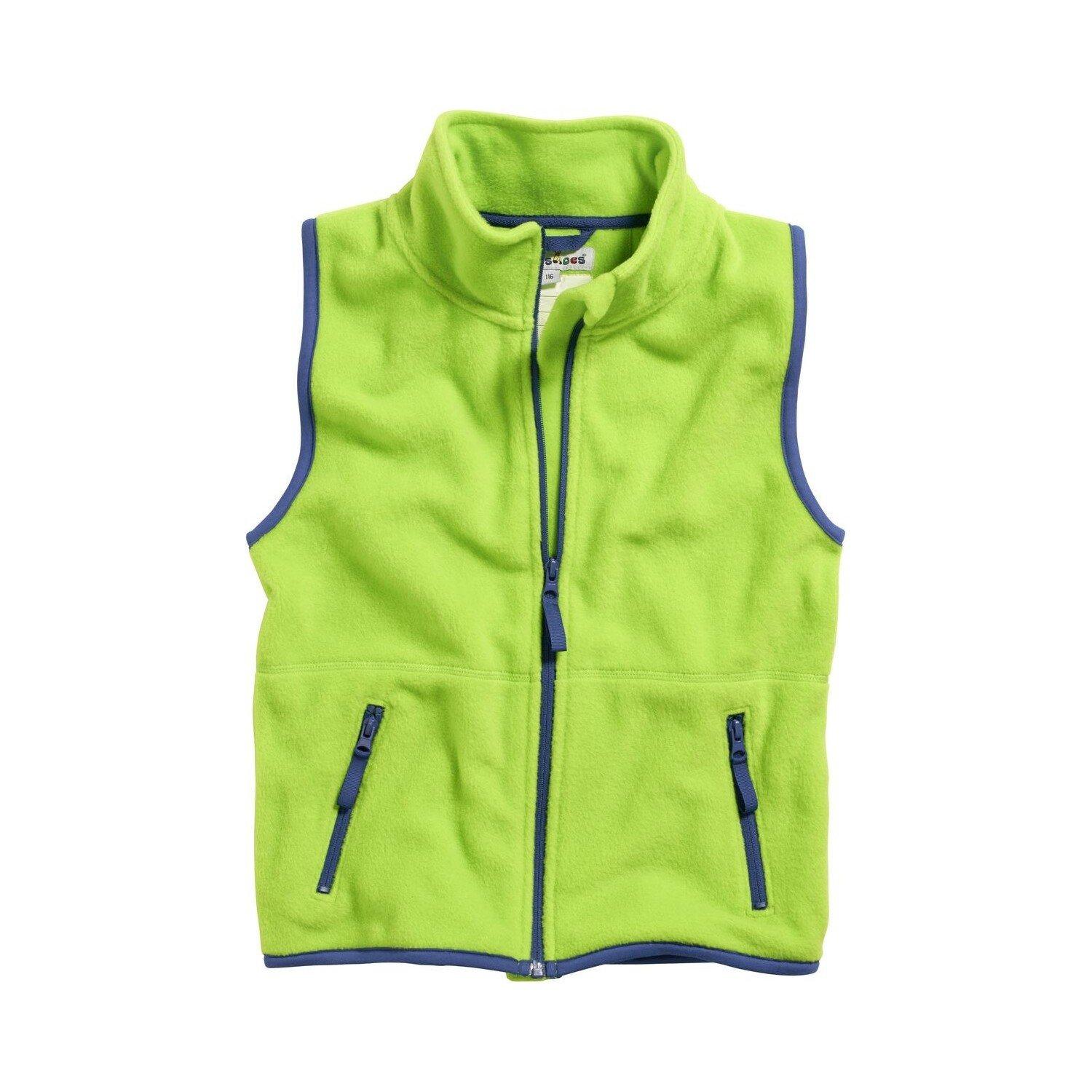 Ärmellose Baby-jacke Aus Fleece Mit Kontrastmuster Unisex  12 mese von Playshoes