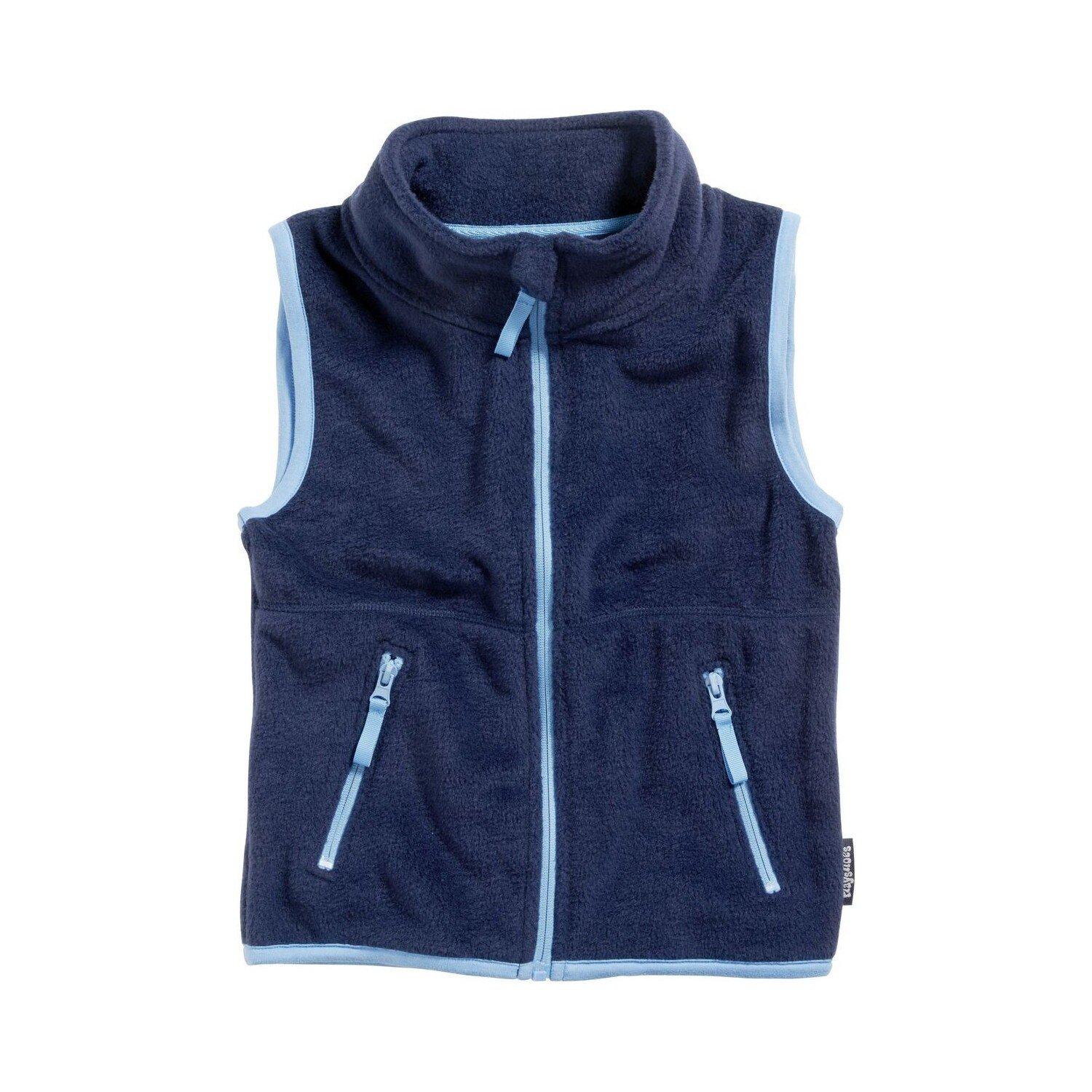 Ärmellose Baby-jacke Aus Fleece Mit Kontrastmuster Unisex  2A von Playshoes