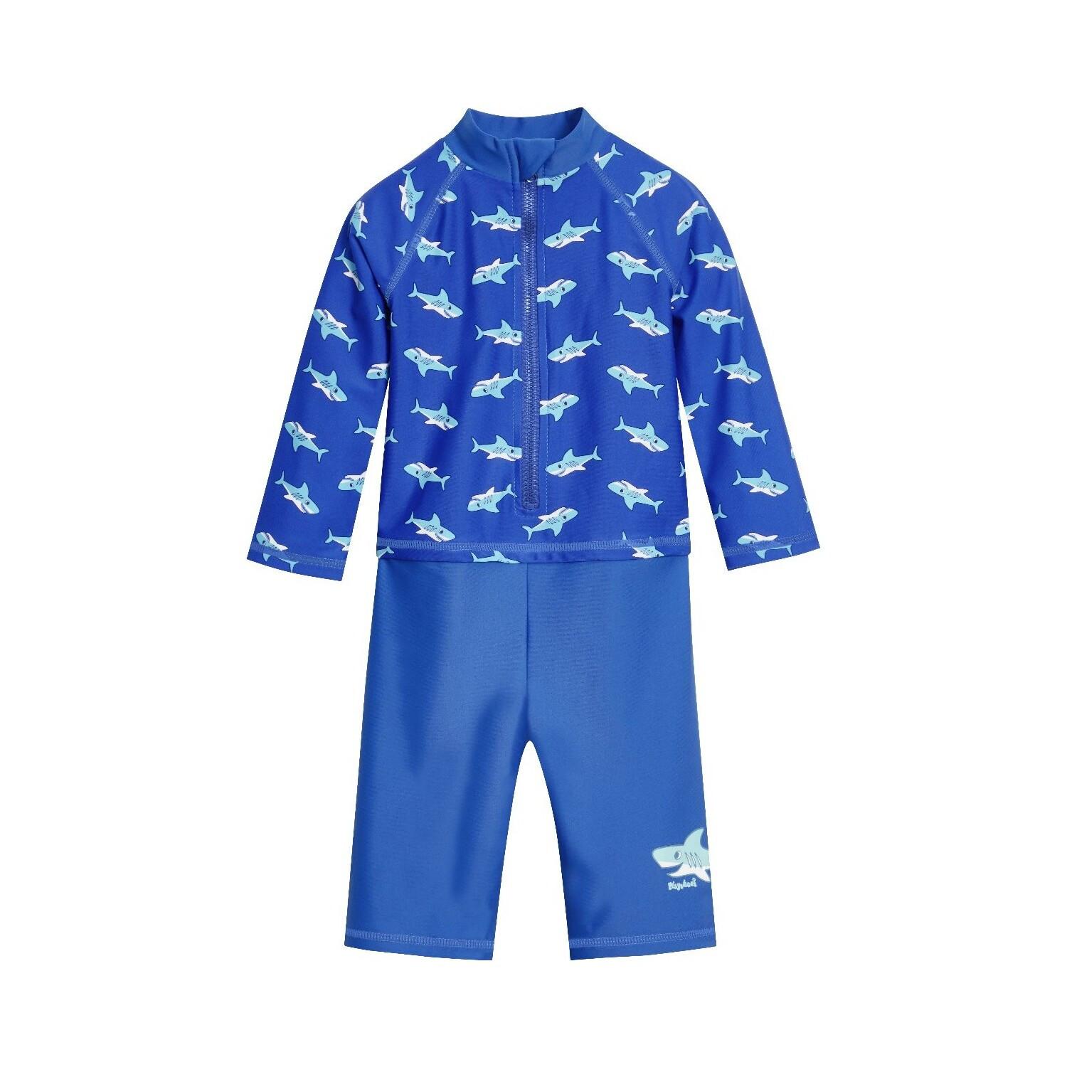 Badeanzug Arm 1/1 Mit Uv-schutz, Baby Shark Unisex  3-4A von Playshoes