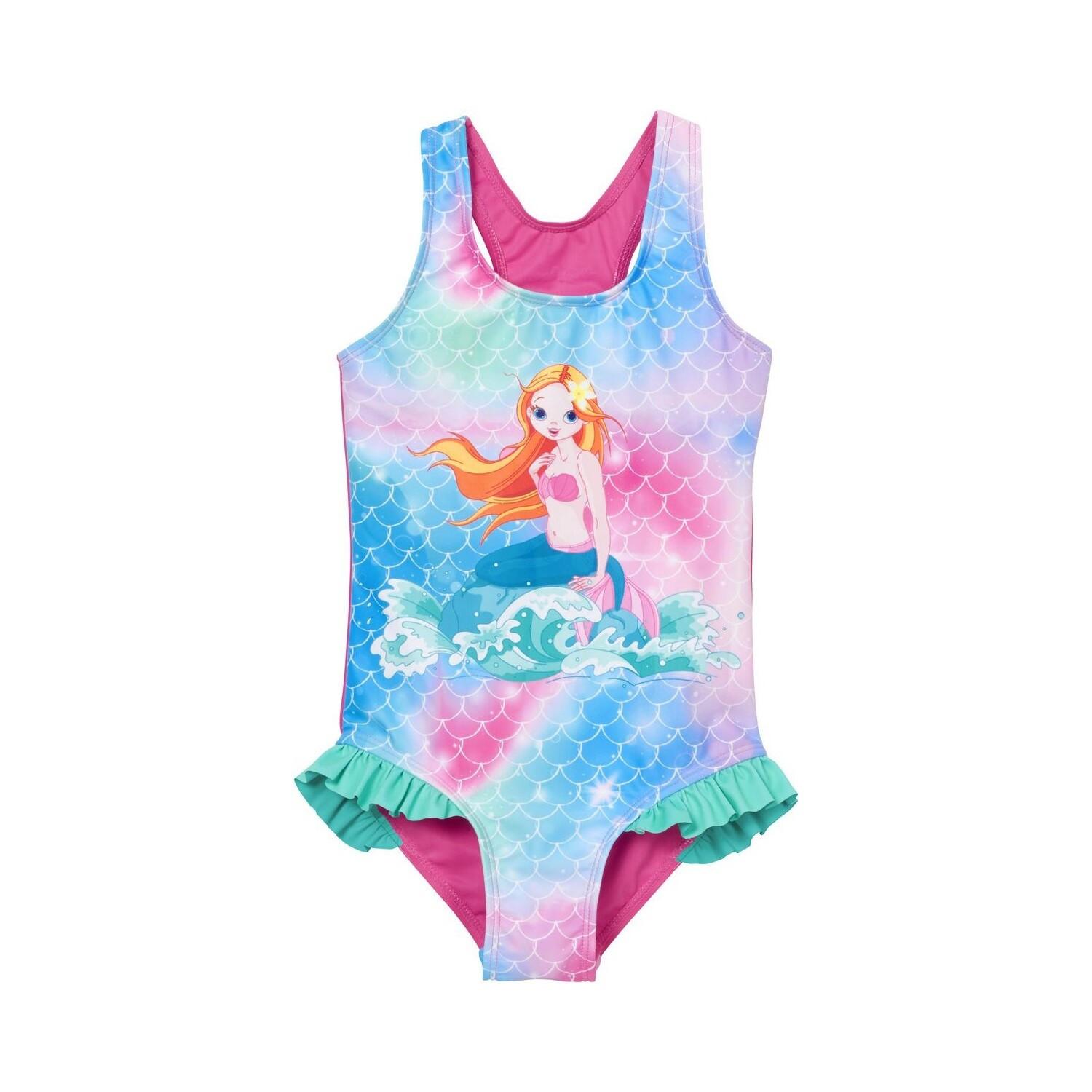 Badeanzug Mit Uv-schutz, Baby Mermaid Unisex  3-4A von Playshoes