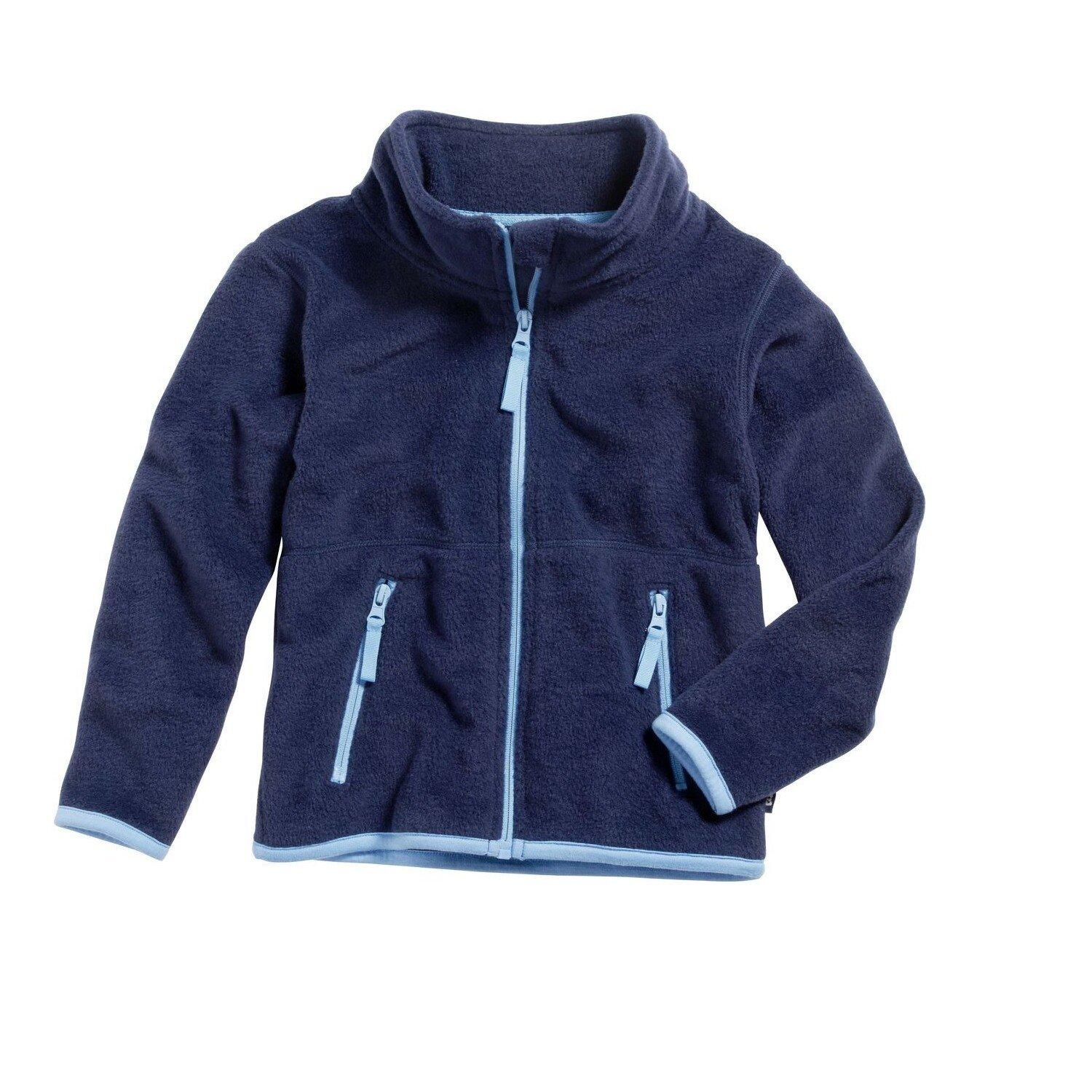 Kontrastreiche Fleecejacke Großes Kind Jungen  7-8A von Playshoes