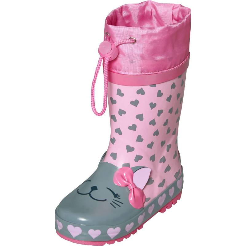 Playshoes - Mädchen-Gummistiefel Cat, 28 von Playshoes