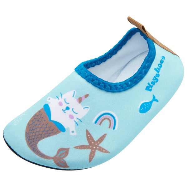 Playshoes - Kid's Barfuß-Schuh Einhornmeerkatze - Wassersportschuhe Gr 18/19 blau von Playshoes