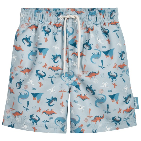 Playshoes - Kid's Beach-Short Dino Allover - Boardshorts Gr 86/92 grau von Playshoes