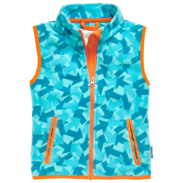 Playshoes - Kid's Fleece-Weste Pfeile Camouflage - Fleecegilet Gr 104 türkis von Playshoes