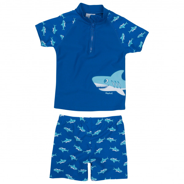 Playshoes - Kid's UV-Schutz Bade-Set Hai - Badehose Gr 134/140 blau von Playshoes