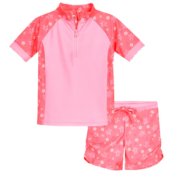 Playshoes - Kid's UV-Schutz Bade-Set Hawaii - Lycra Gr 74/80;86/92 rosa von Playshoes