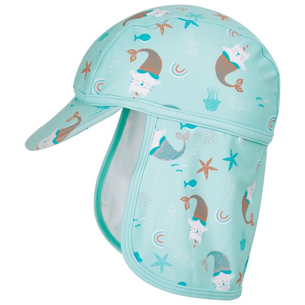 Playshoes - Kid's UV-Schutz Mütze Einhornmeerkatze - Cap Gr 49 cm blau von Playshoes