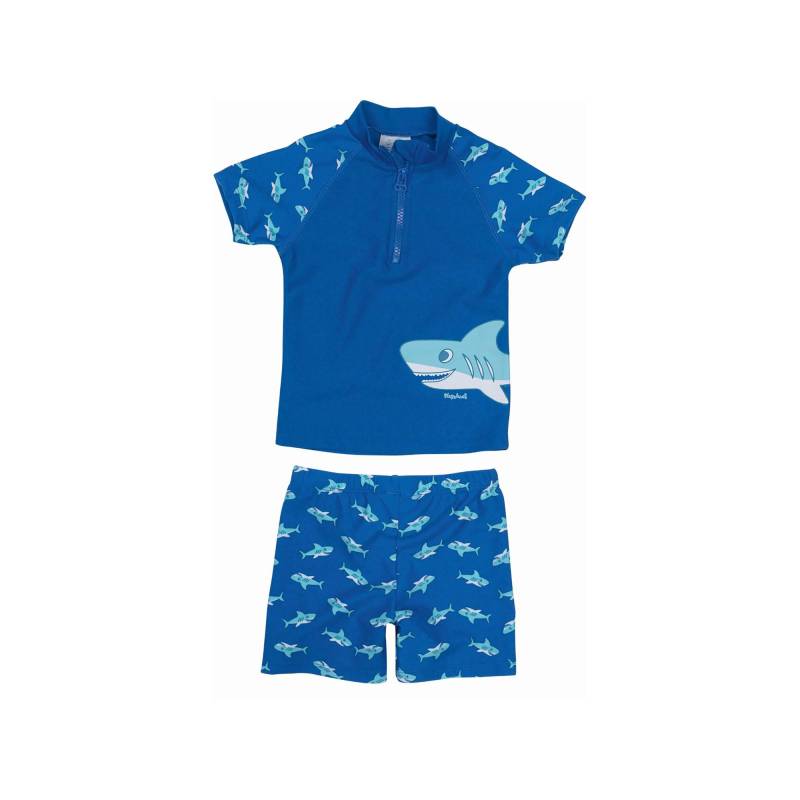 Top Und Badeshorts Mit Uv-schutz Unisex Blau 122-128 von Playshoes