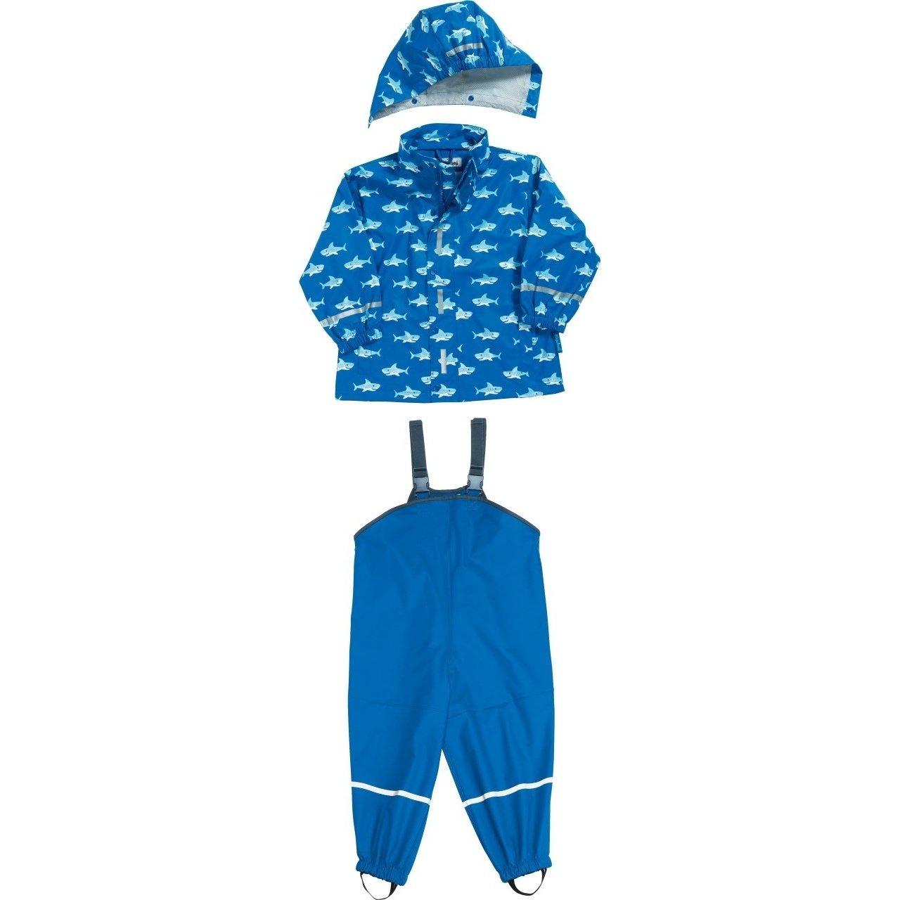 Wasserdichte Kinderjacke Sharks Allover Jungen  7-8A von Playshoes