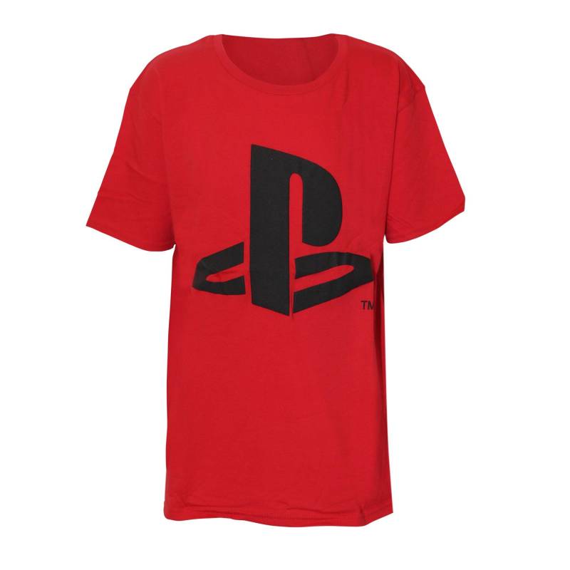 T-shirt Mädchen Rot Bunt 110 von Playstation