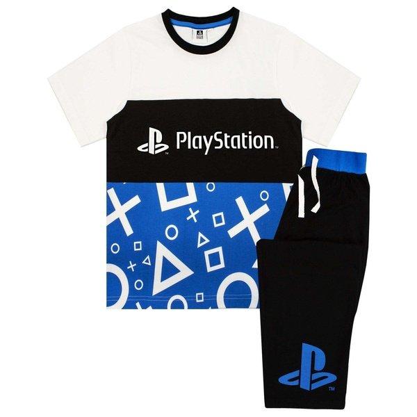 Playstation - Schlafanzug, 146/152, Schwarz von Playstation