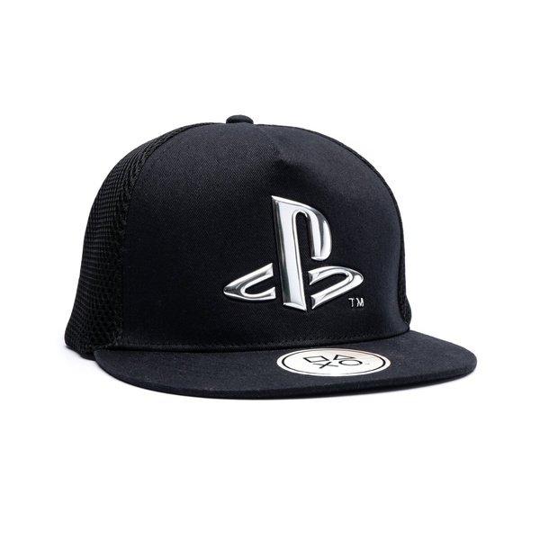 Snapback Mütze, Netzmaterial Jungen Schwarz ONE SIZE von Playstation