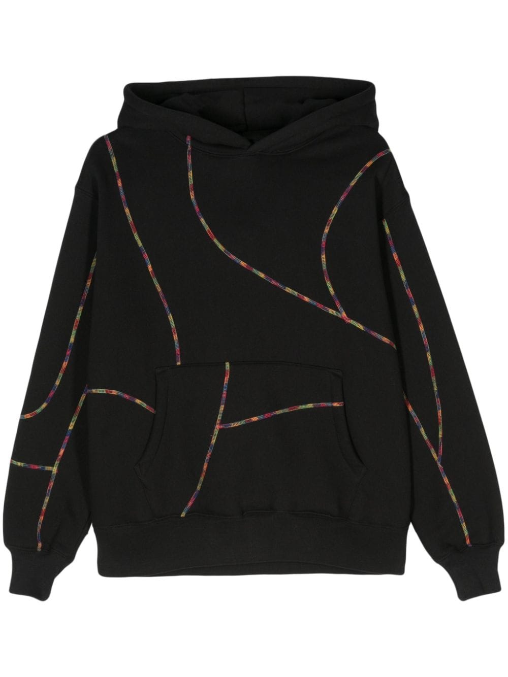 Pleasures Vein drop-shoulder hoodie - Black von Pleasures