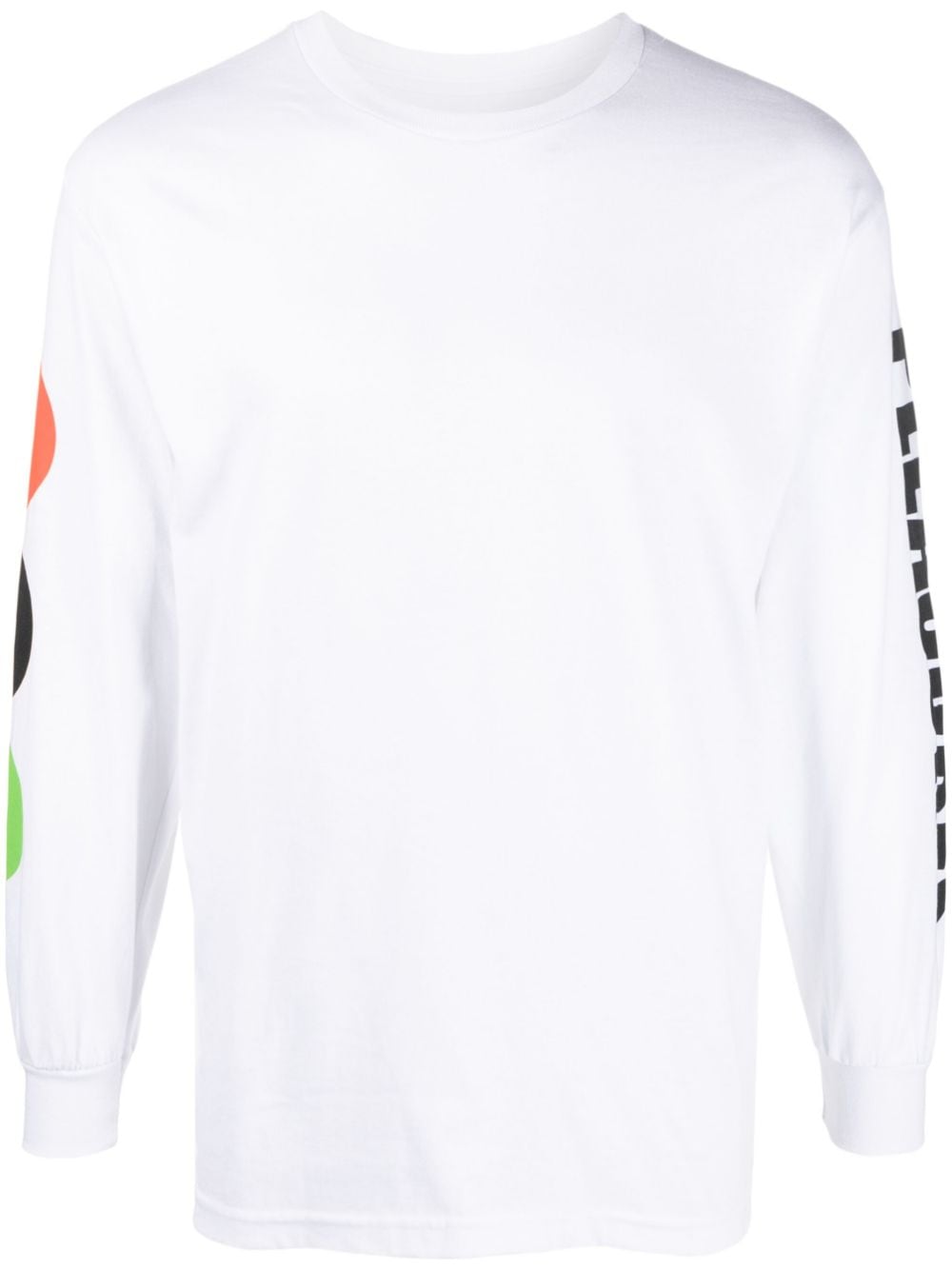 Pleasures long-sleeve cotton T-shirt - White von Pleasures