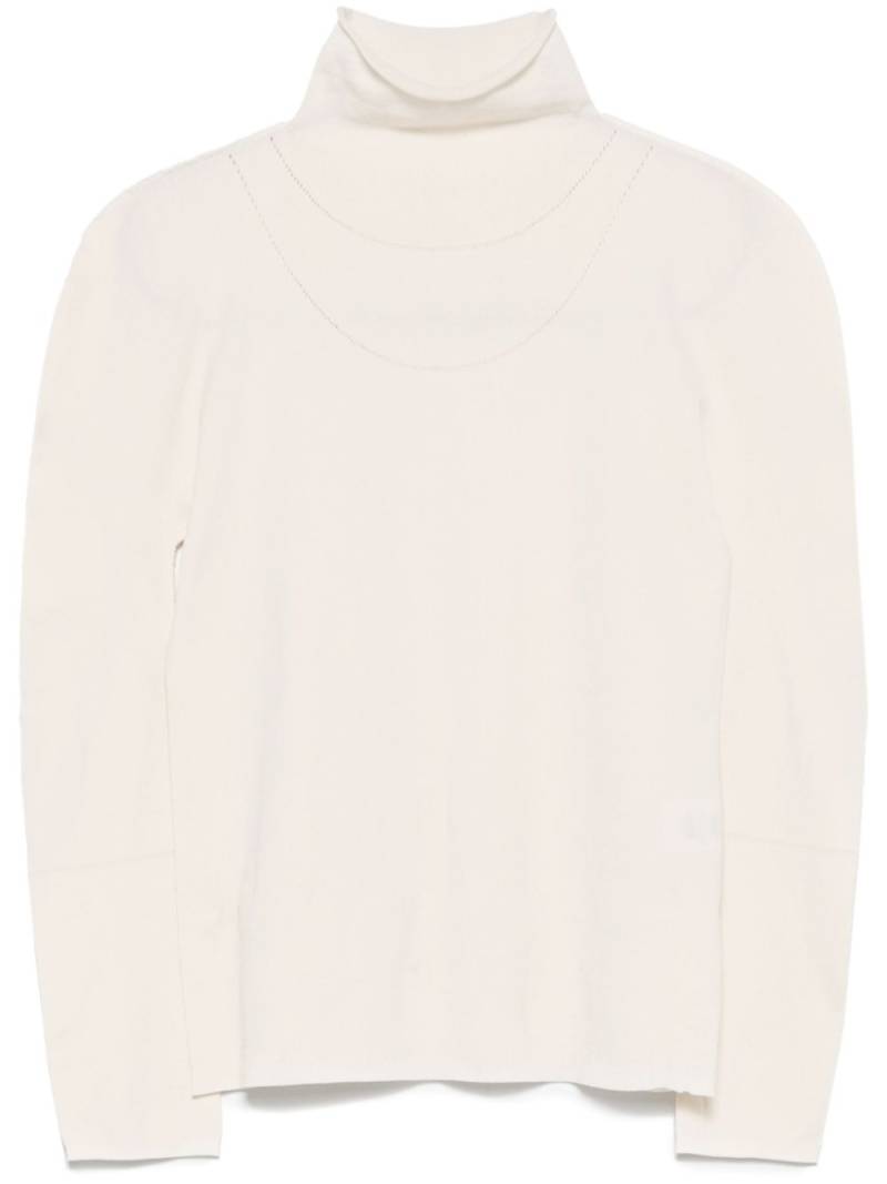 Pleats Please Issey Miyake A Poc Cotton Mix top - White von Pleats Please Issey Miyake