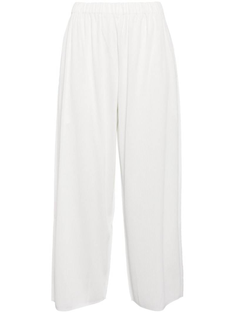 Pleats Please Issey Miyake A-Poc Form trousers - White von Pleats Please Issey Miyake