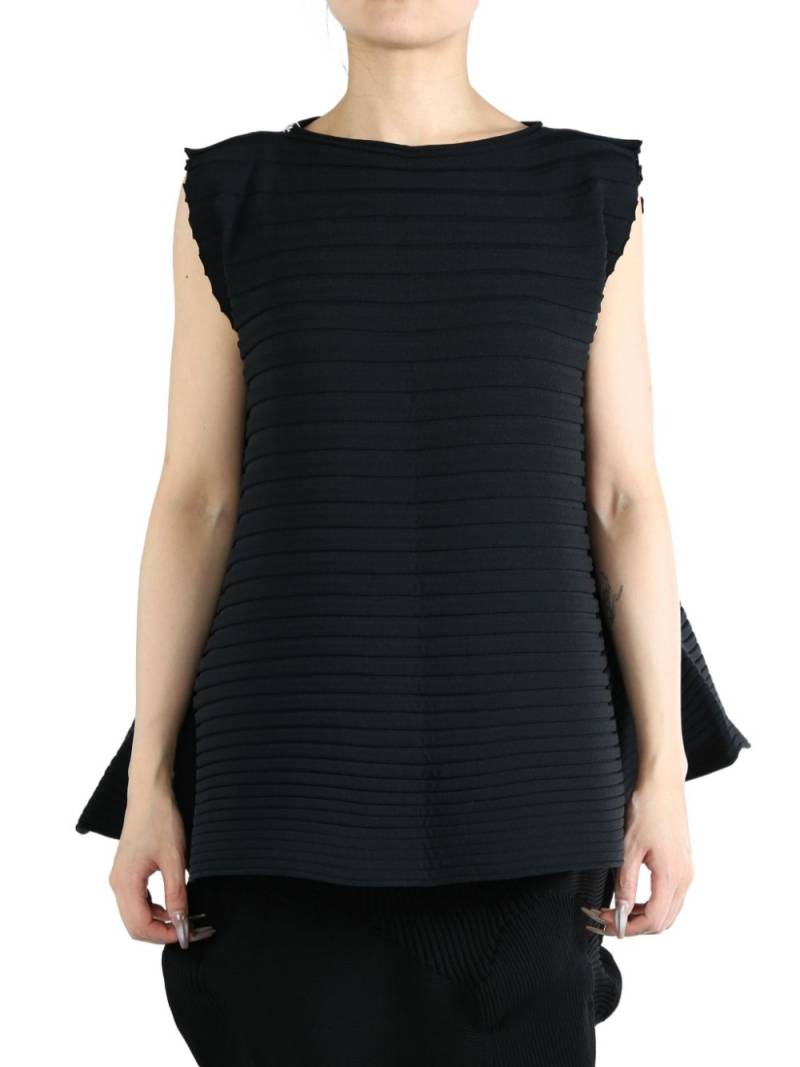 Pleats Please Issey Miyake Bounce Knit blouse - Black von Pleats Please Issey Miyake