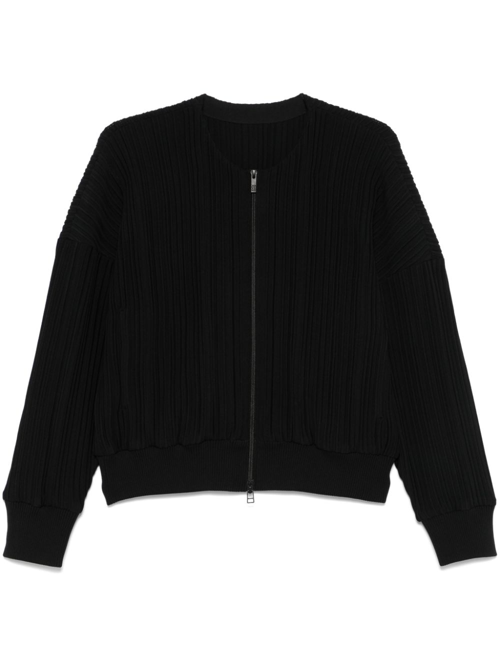 Pleats Please Issey Miyake Crepe Knit jacket - Black von Pleats Please Issey Miyake