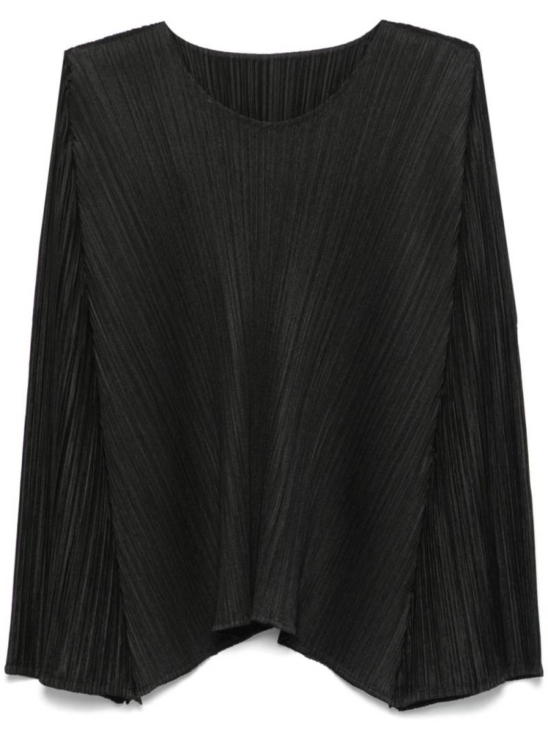 Pleats Please Issey Miyake MC October top - Black von Pleats Please Issey Miyake