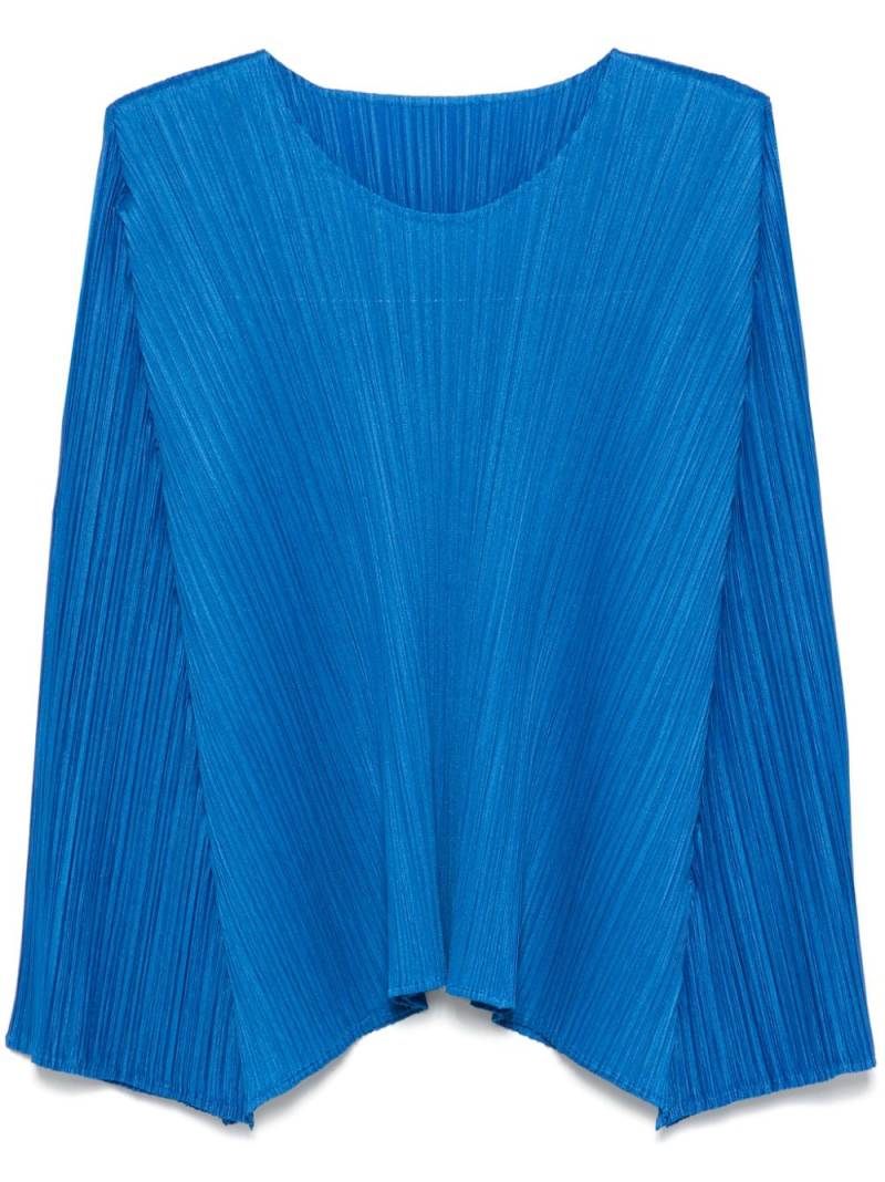 Pleats Please Issey Miyake MC October top - Blue von Pleats Please Issey Miyake