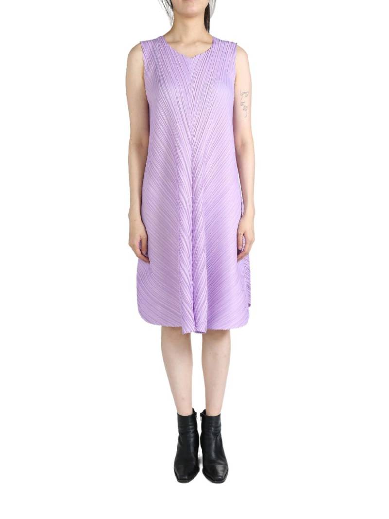 Pleats Please Issey Miyake Mellow Pleats dress - Purple von Pleats Please Issey Miyake