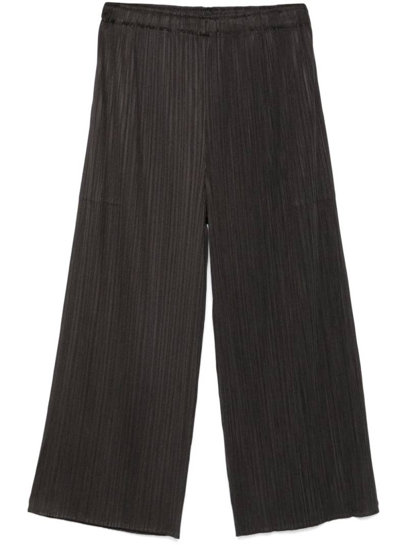 Pleats Please Issey Miyake Monthly Colors August trousers - Grey von Pleats Please Issey Miyake