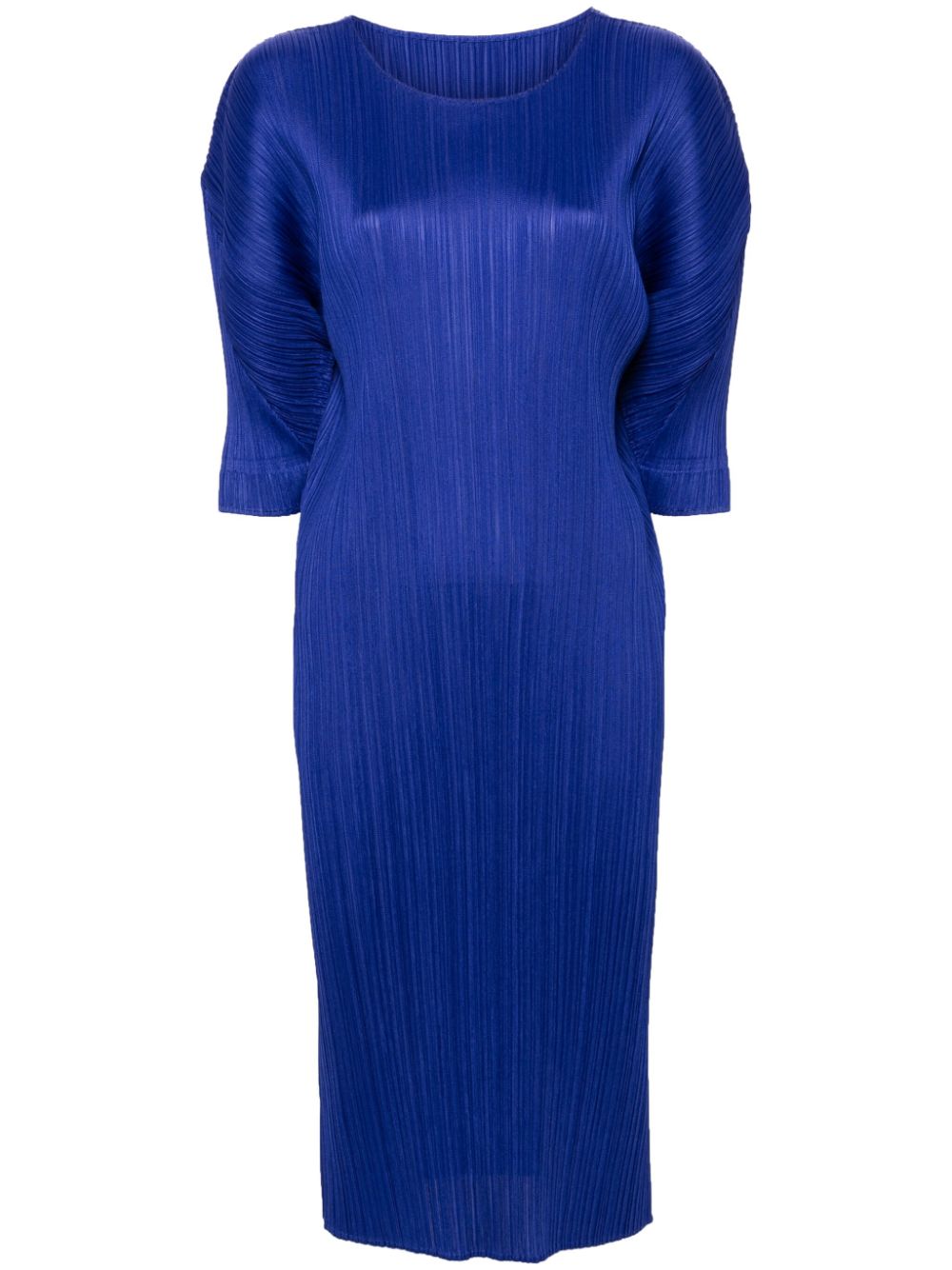 Pleats Please Issey Miyake Monthly Colors: July midi dress - Blue von Pleats Please Issey Miyake