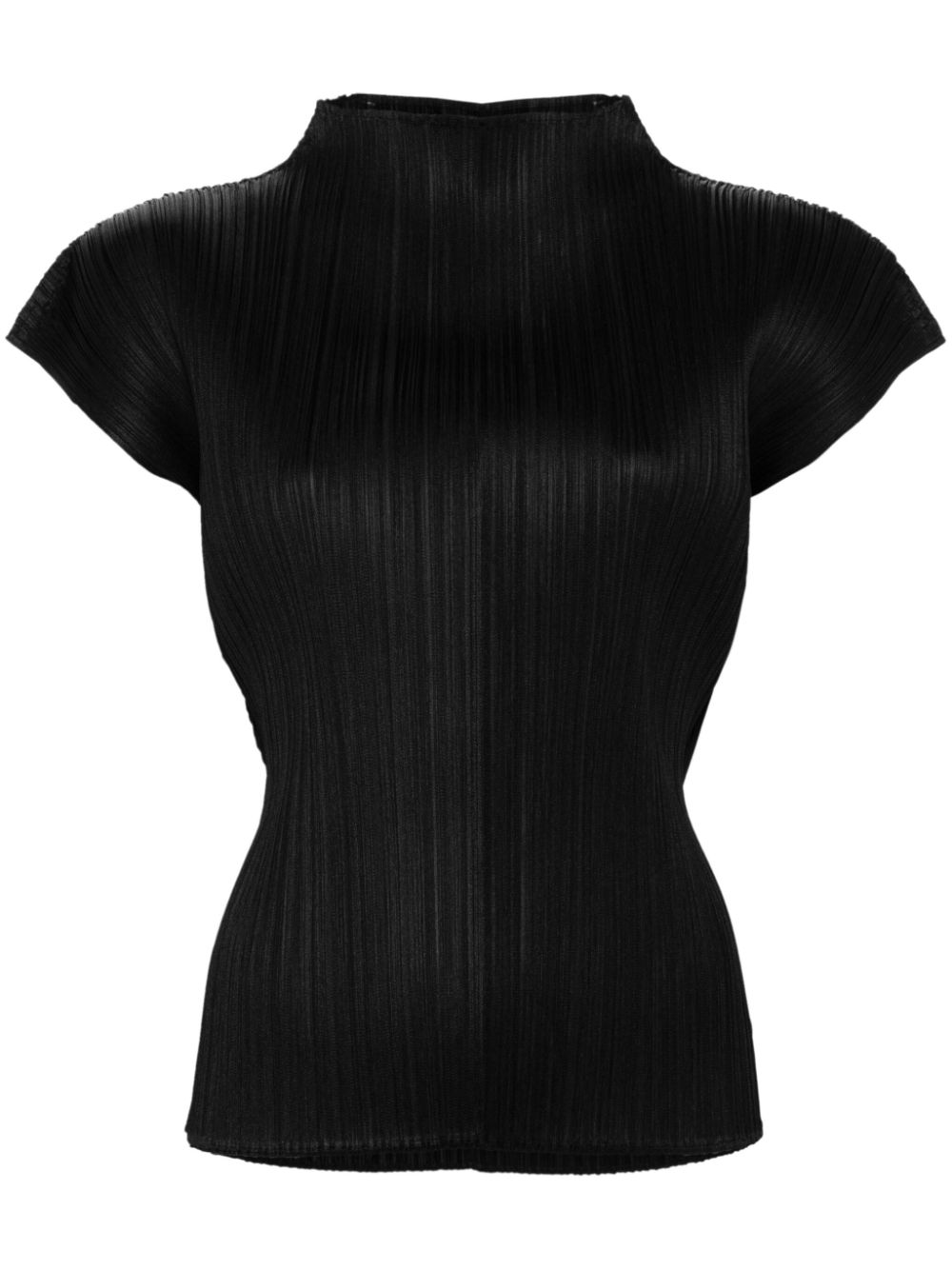 Pleats Please Issey Miyake Monthly Colors: June blouse - Black von Pleats Please Issey Miyake