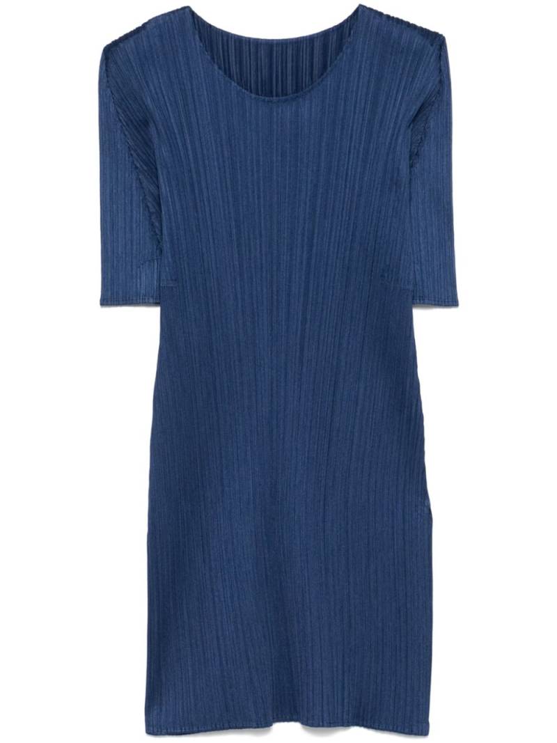 Pleats Please Issey Miyake Monthly Colors: June tunic top - Blue von Pleats Please Issey Miyake