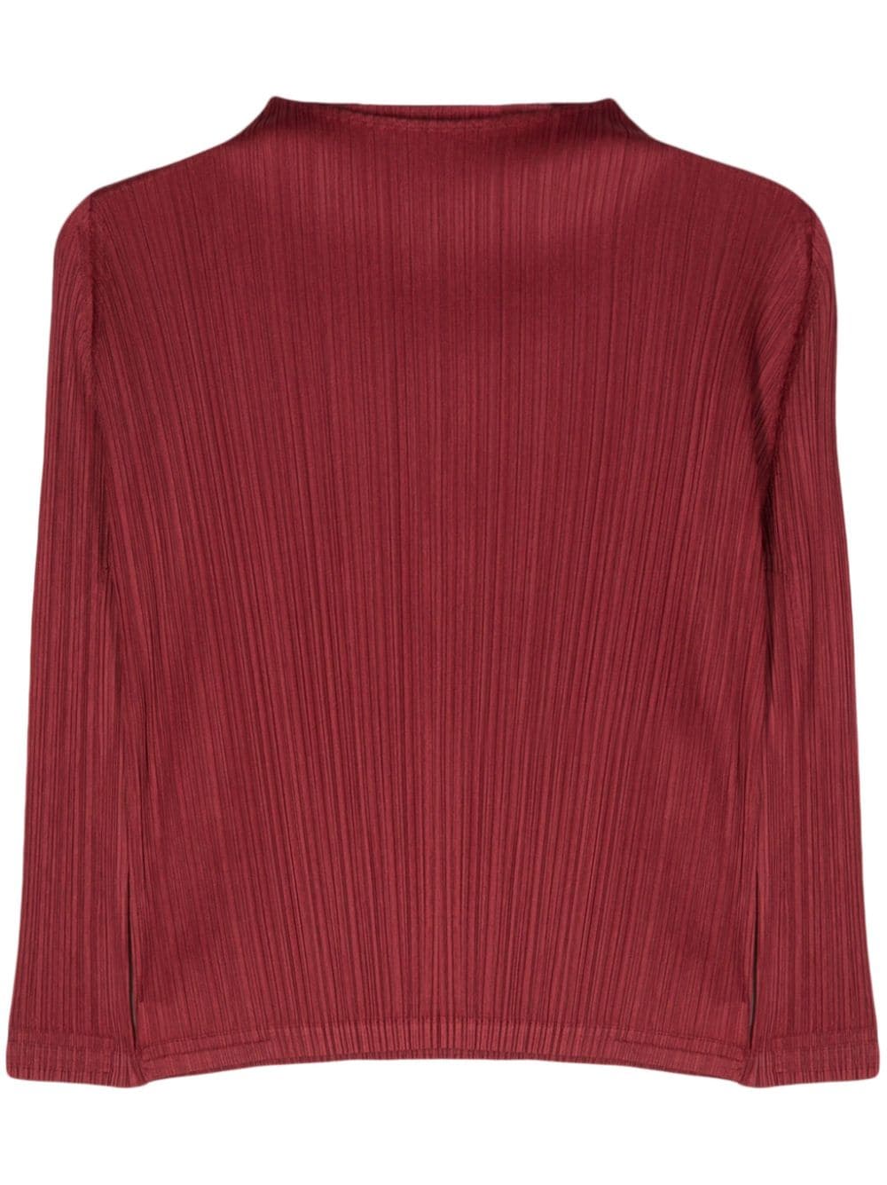 Pleats Please Issey Miyake Monthly Colors: November Carmine top - Red von Pleats Please Issey Miyake