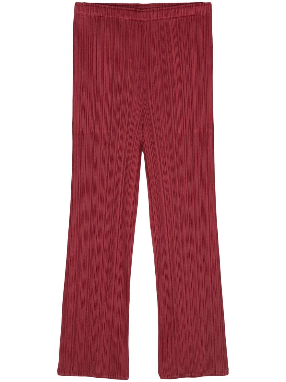 Pleats Please Issey Miyake Monthly Colors: November trousers - Red von Pleats Please Issey Miyake