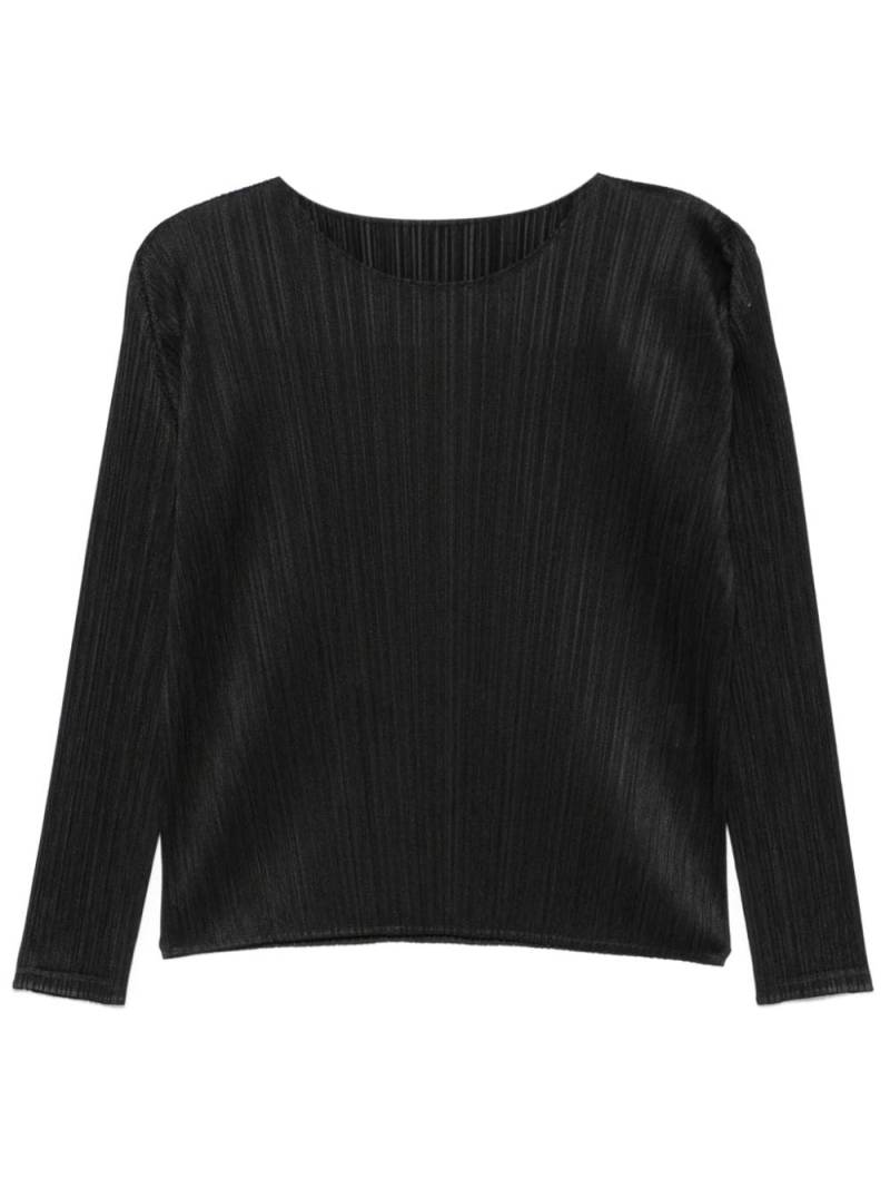 Pleats Please Issey Miyake Monthly Colors: September top - Black von Pleats Please Issey Miyake