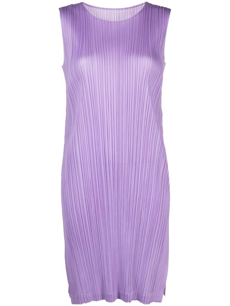 Pleats Please Issey Miyake Monthly Colors:March sleeveless dress - Purple von Pleats Please Issey Miyake