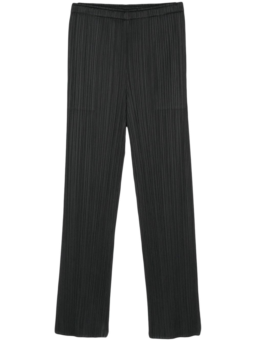 Pleats Please Issey Miyake New Colorful Basics 3 trousers - Black von Pleats Please Issey Miyake