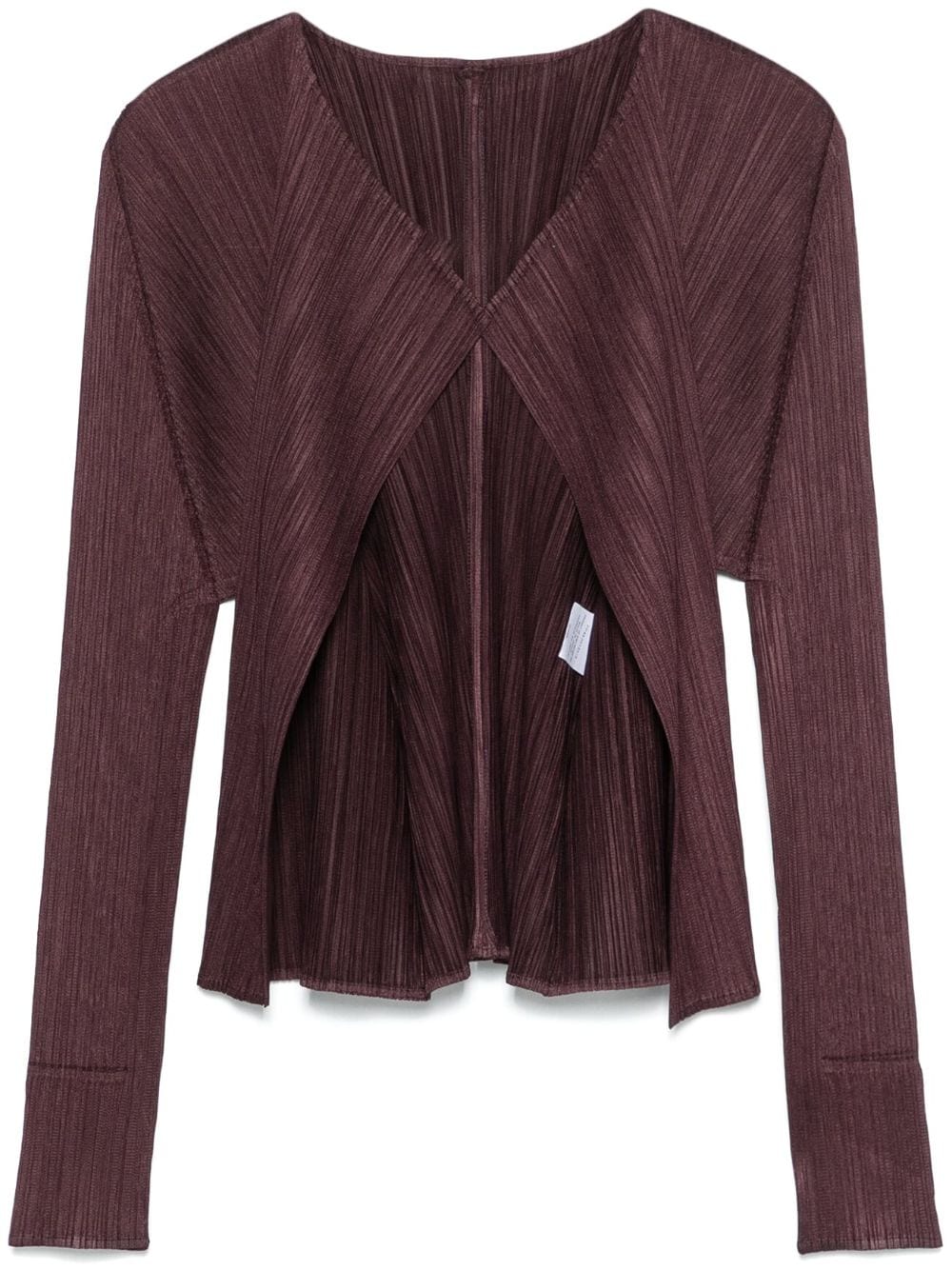 Pleats Please Issey Miyake September cardigan - Brown von Pleats Please Issey Miyake