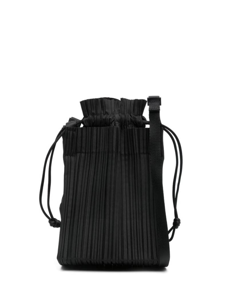 Pleats Please Issey Miyake Square Pleats cross body bag - Black von Pleats Please Issey Miyake