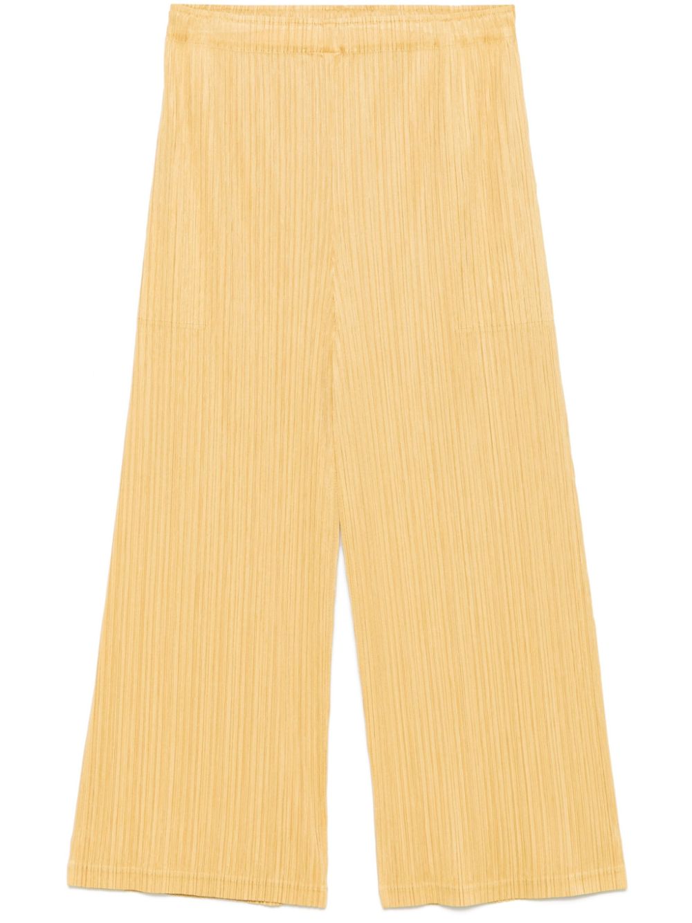 Pleats Please Issey Miyake Thicker Bottoms 1 trousers - Yellow von Pleats Please Issey Miyake