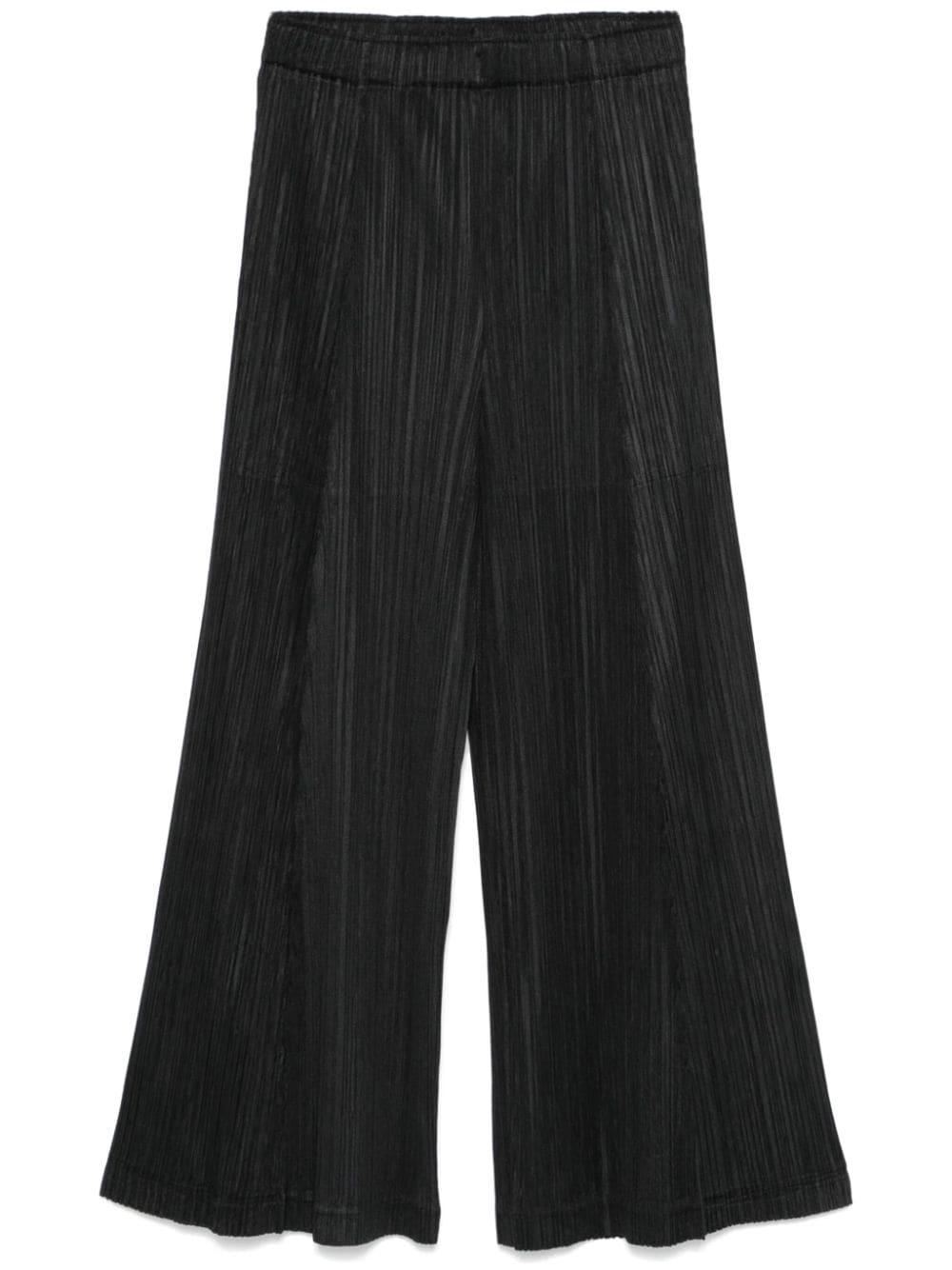 Pleats Please Issey Miyake Thicker Bottons 2 wide-leg trousers - Black von Pleats Please Issey Miyake