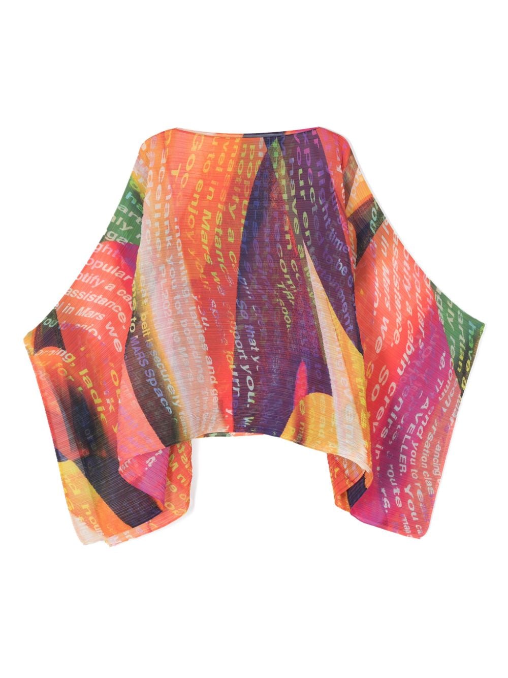 Pleats Please Issey Miyake Voyager Madame-T stole - Multicolour von Pleats Please Issey Miyake