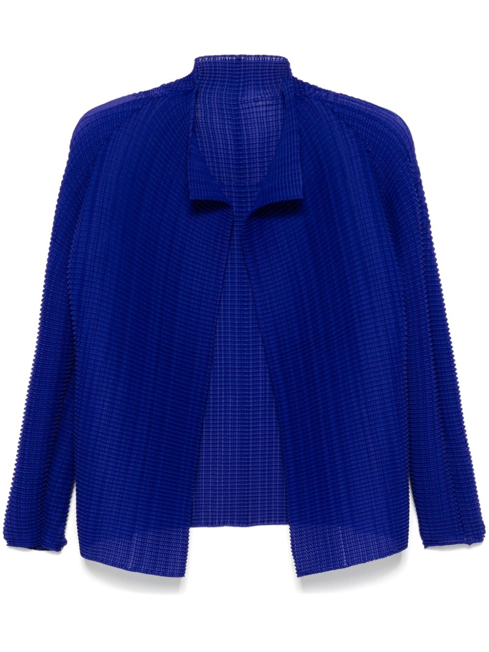 Pleats Please Issey Miyake Wooly Pleats 48 jacket - Blue von Pleats Please Issey Miyake